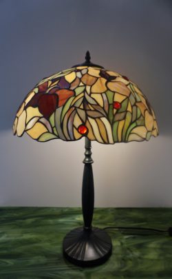 Lampe vitrail Giverny