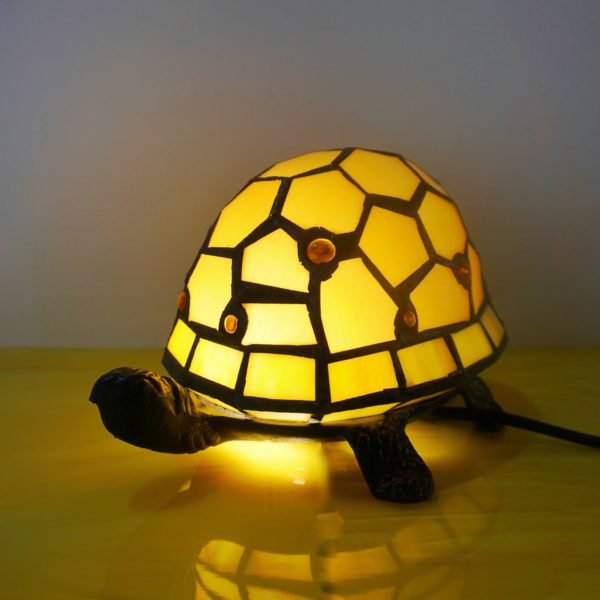 Lampe vitrail Tortue