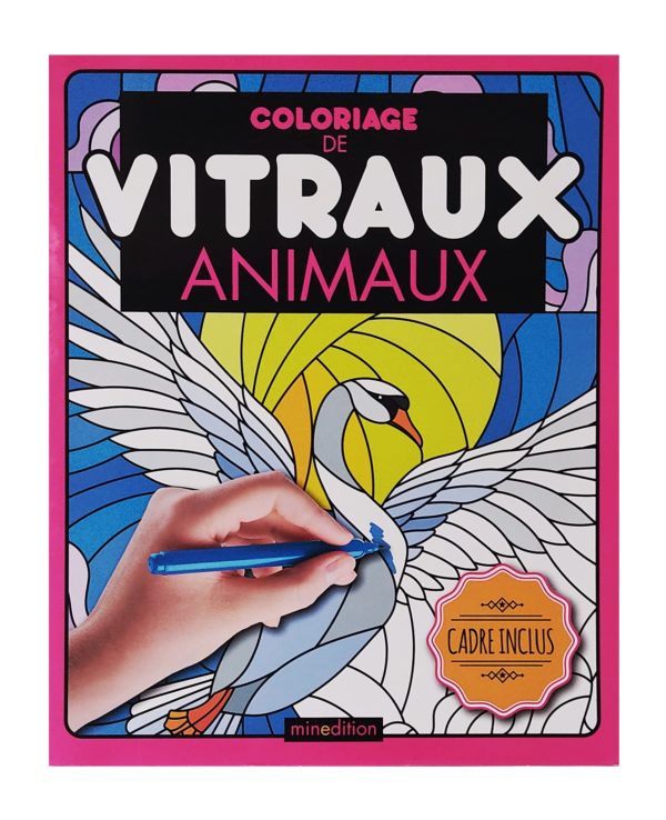 Coloriage vitraux animaux